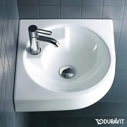Угловой умывальник Duravit Architec, с 1 отверстием для смесителя (0448450000) фото 2 Aquada.com.ua Угловой умывальник Duravit Architec, с 1 отверстием для смесителя (0448450000) фото 2 Aquada.com.ua