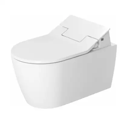 Унитаз-биде Rimless (безободковый) Duravit Me by Starck с сиденьем SensoWash® Slim (2529590000+611000002000300) фото 1 Aquada.com.ua Унитаз-биде Rimless (безободковый) Duravit Me by Starck с сиденьем SensoWash® Slim (2529590000+611000002000300) фото 1 Aquada.com.ua