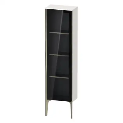 Шкафчик напольный со стеклянными дверцами Duravit XViu 40 x 24 х h157 см, белый глянцевый (XV1365LB122) фото 1 Aquada.com.ua Шкафчик напольный со стеклянными дверцами Duravit XViu 40 x 24 х h157 см, белый глянцевый (XV1365LB122) фото 1 Aquada.com.ua