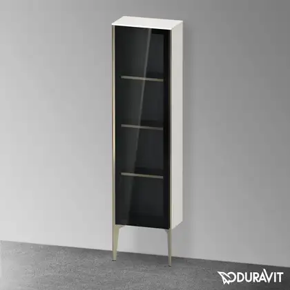 Шкафчик напольный со стеклянными дверцами Duravit XViu 40 x 24 х h157 см, белый глянцевый (XV1365LB122) фото 2 Aquada.com.ua Шкафчик напольный со стеклянными дверцами Duravit XViu 40 x 24 х h157 см, белый глянцевый (XV1365LB122) фото 2 Aquada.com.ua