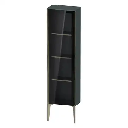 Шкафчик напольный со стеклянными дверцами Duravit XViu 40 x 24 х h157 см, доломитово-серый глянцевый лак (XV1365LB138) фото 1 Aquada.com.ua Шкафчик напольный со стеклянными дверцами Duravit XViu 40 x 24 х h157 см, доломитово-серый глянцевый лак (XV1365LB138) фото 1 Aquada.com.ua