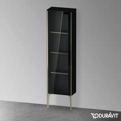 Шкафчик напольный со стеклянными дверцами Duravit XViu 40 x 24 х h157 см, чёрный глянцевый (XV1365LB140) фото 2 Aquada.com.ua Шкафчик напольный со стеклянными дверцами Duravit XViu 40 x 24 х h157 см, чёрный глянцевый (XV1365LB140) фото 2 Aquada.com.ua