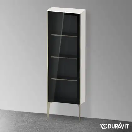 Шкафчик напольный со стеклянными дверцами Duravit XViu 50 x 24 х h157 см, белый глянцевый (XV1366LB122) фото 2 Aquada.com.ua Шкафчик напольный со стеклянными дверцами Duravit XViu 50 x 24 х h157 см, белый глянцевый (XV1366LB122) фото 2 Aquada.com.ua
