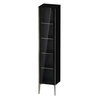 Шкафчик напольный со стеклянными дверцами Duravit XViu 40 x 36 х h201 см, чёрный глянцевый (XV1375LB140) фото 1 Aquada.com.ua Шкафчик напольный со стеклянными дверцами Duravit XViu 40 x 36 х h201 см, чёрный глянцевый (XV1375LB140) фото 1 Aquada.com.ua