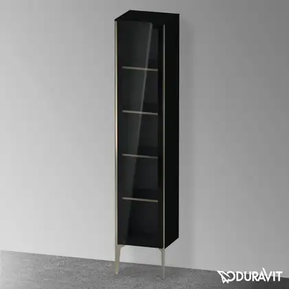 Шкафчик напольный со стеклянными дверцами Duravit XViu 40 x 36 х h201 см, чёрный глянцевый (XV1375LB140) фото 2 Aquada.com.ua Шкафчик напольный со стеклянными дверцами Duravit XViu 40 x 36 х h201 см, чёрный глянцевый (XV1375LB140) фото 2 Aquada.com.ua