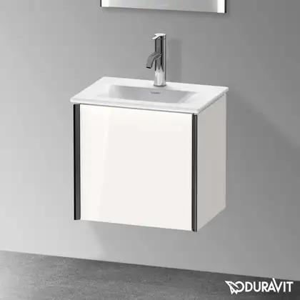Тумба подвесная под раковину Duravit XViu 43 x 31 см, белый глянцевый (XV4030RB222) фото 2 Aquada.com.ua