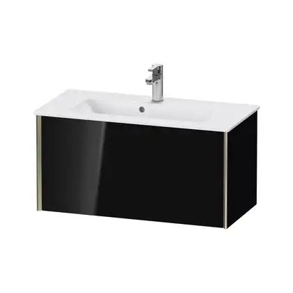 Тумба подвесная компакт, под раковину Duravit XViu 81 x 39 см, чёрный глянцевый (XV40790B140) фото 1 Aquada.com.ua Тумба подвесная компакт, под раковину Duravit XViu 81 x 39 см, чёрный глянцевый (XV40790B140) фото 1 Aquada.com.ua