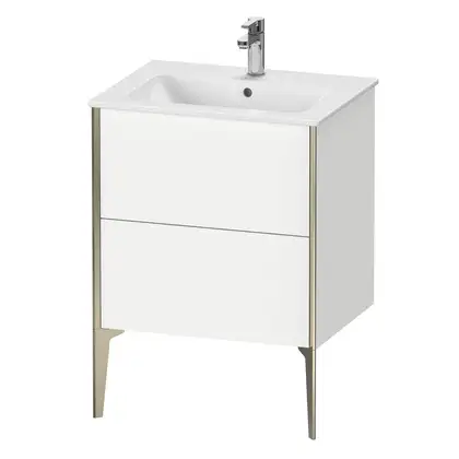 Тумба напольная под раковину Duravit XViu 61 x 48 см, белый матовый (XV44810B118) фото 1 Aquada.com.ua