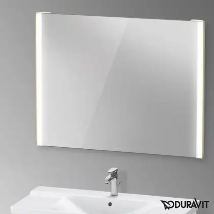 Зеркало с LED подсветкой Duravit XViu 102 х 4 х h80 см, версия "sensor" (XV70330B1B1) фото 3 Aquada.com.ua