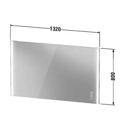 Зеркало с LED подсветкой Duravit XViu 132 х 4 х h80 см, версия "icon" (XV70450B1B1) фото 5 Aquada.com.ua Зеркало с LED подсветкой Duravit XViu 132 х 4 х h80 см, версия "icon" (XV70450B1B1) фото 5 Aquada.com.ua