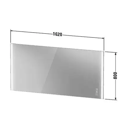 Зеркало с LED подсветкой Duravit XViu 162 х 4 х h80 см, версия "icon" (XV70470B2B2) фото 4 Aquada.com.ua Зеркало с LED подсветкой Duravit XViu 162 х 4 х h80 см, версия "icon" (XV70470B2B2) фото 4 Aquada.com.ua