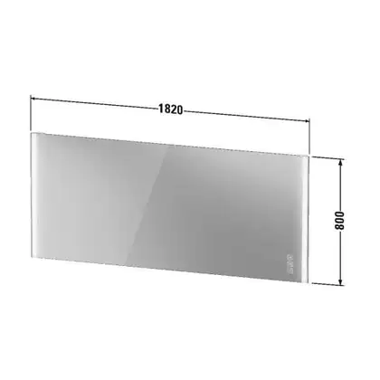 Зеркало с LED подсветкой Duravit XViu 182 х 4 х h80 см, версия "icon" (XV70480B2B2) фото 4 Aquada.com.ua Зеркало с LED подсветкой Duravit XViu 182 х 4 х h80 см, версия "icon" (XV70480B2B2) фото 4 Aquada.com.ua