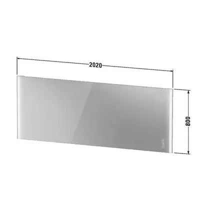 Зеркало с LED подсветкой Duravit XViu 202 х 4 х h80 см, версия "icon" (XV70490B1B1) фото 5 Aquada.com.ua Зеркало с LED подсветкой Duravit XViu 202 х 4 х h80 см, версия "icon" (XV70490B1B1) фото 5 Aquada.com.ua