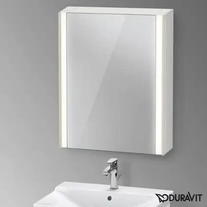 Зеркальный шкафчик с LED подсветкой Duravit XViu 62 х 15,6 х h80 см, версия «sensor» (XV7131LB1B1) фото 2 Aquada.com.ua Зеркальный шкафчик с LED подсветкой Duravit XViu 62 х 15,6 х h80 см, версия «sensor» (XV7131LB1B1) фото 2 Aquada.com.ua