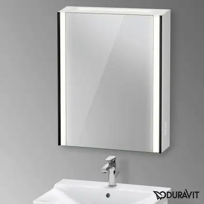 Зеркальный шкафчик с LED подсветкой Duravit XViu 62 х 15,6 х h80 см, версия «icon» (XV7141LB2B2) фото 2 Aquada.com.ua Зеркальный шкафчик с LED подсветкой Duravit XViu 62 х 15,6 х h80 см, версия «icon» (XV7141LB2B2) фото 2 Aquada.com.ua