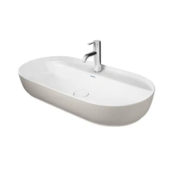 Раковина на столешницу Duravit Luv 800мм, с плоскостью для смесителя (0380800000) фото 1 Aquada.com.ua