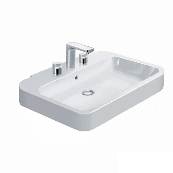 Раковина Duravit Happy D. 2 60х47,5 см (с 3 отв. под смеситель) (2316600030) фото 1 Aquada.com.ua