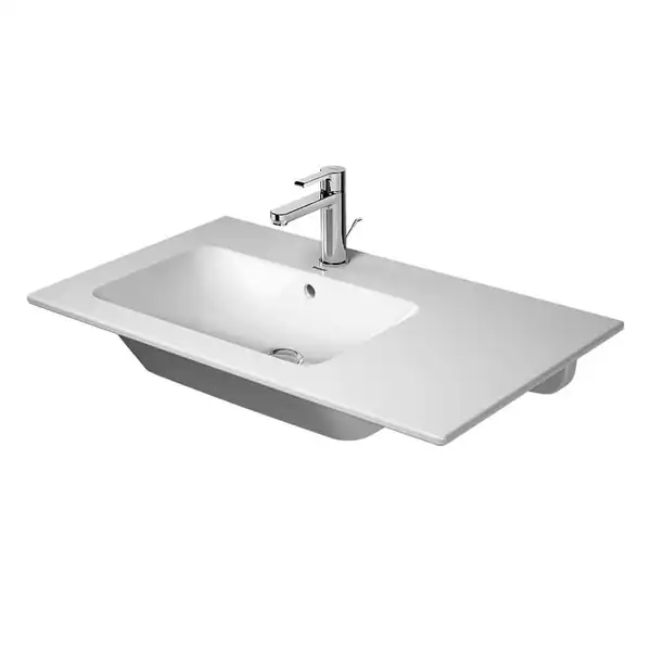 Раковина мебельная, чаша слева Duravit Me by Starck 83 x 49 см (2345830000) фото 1 Aquada.com.ua Раковина мебельная, чаша слева Duravit Me by Starck 83 x 49 см (2345830000) фото 1 Aquada.com.ua