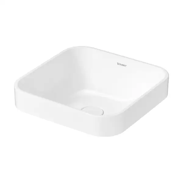 Раковина накладная на столешницу Duravit Happy D.2 Plus 40 х 40 см, белый глянцевый (2359400000) фото 1 Aquada.com.ua