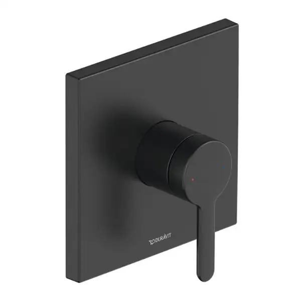 Смеситель для душа скрытого монтажа Duravit C.1 (цвет - чёрный матовый) (C14210009046) фото 1 Aquada.com.ua