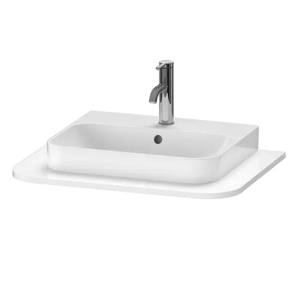 Консоль с 1 одним вырезом Duravit Happy D.2 Plus 65 х 48 см, белый глянец (HP031B02222) фото 1 Aquada.com.ua Консоль с 1 одним вырезом Duravit Happy D.2 Plus 65 х 48 см, белый глянец (HP031B02222) фото 1 Aquada.com.ua