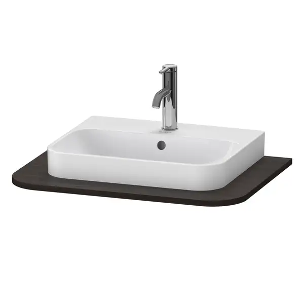 Консоль с 1 одним вырезом Duravit Happy D.2 Plus 65 х 48 см, орех брашированный (HP031B06969) фото 1 Aquada.com.ua Консоль с 1 одним вырезом Duravit Happy D.2 Plus 65 х 48 см, орех брашированный (HP031B06969) фото 1 Aquada.com.ua
