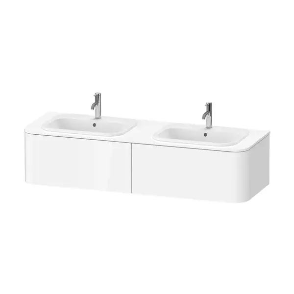Тумбочка для подвесной консоли Duravit Happy D.2 Plus 160 х 55 см, белый глянец (HP4956B2222) фото 1 Aquada.com.ua Тумбочка для подвесной консоли Duravit Happy D.2 Plus 160 х 55 см, белый глянец (HP4956B2222) фото 1 Aquada.com.ua