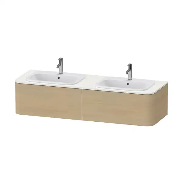 Тумбочка для подвесной консоли Duravit Happy D.2 Plus 160 х 55 см, дуб средиземноморский (HP4956B7171) фото 1 Aquada.com.ua Тумбочка для подвесной консоли Duravit Happy D.2 Plus 160 х 55 см, дуб средиземноморский (HP4956B7171) фото 1 Aquada.com.ua