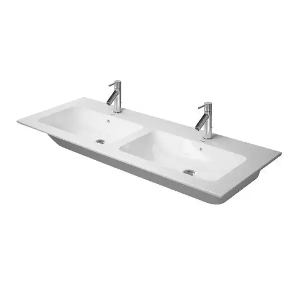 Комплект мебели тумба подвесная с двойной раковиной Duravit XSquare 128 х 47,8 см (XS407504747+2336130000) фото 2 Aquada.com.ua Комплект мебели тумба подвесная с двойной раковиной Duravit XSquare 128 х 47,8 см (XS407504747+2336130000) фото 2 Aquada.com.ua