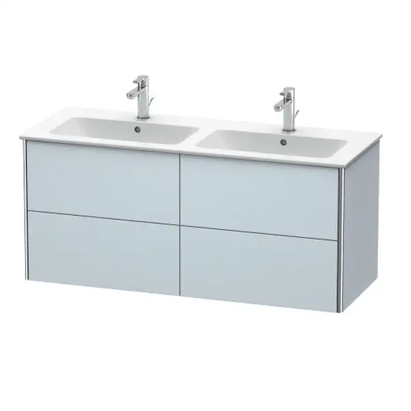 Комплект мебели тумба подвесная с двойной раковиной Duravit XSquare 128 х 47,8 см (XS417509797+2336130000) фото 1 Aquada.com.ua Комплект мебели тумба подвесная с двойной раковиной Duravit XSquare 128 х 47,8 см (XS417509797+2336130000) фото 1 Aquada.com.ua