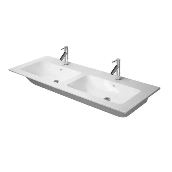 Комплект мебели тумба подвесная с двойной раковиной Duravit XSquare 128 х 47,8 см (XS417509797+2336130000) фото 2 Aquada.com.ua Комплект мебели тумба подвесная с двойной раковиной Duravit XSquare 128 х 47,8 см (XS417509797+2336130000) фото 2 Aquada.com.ua