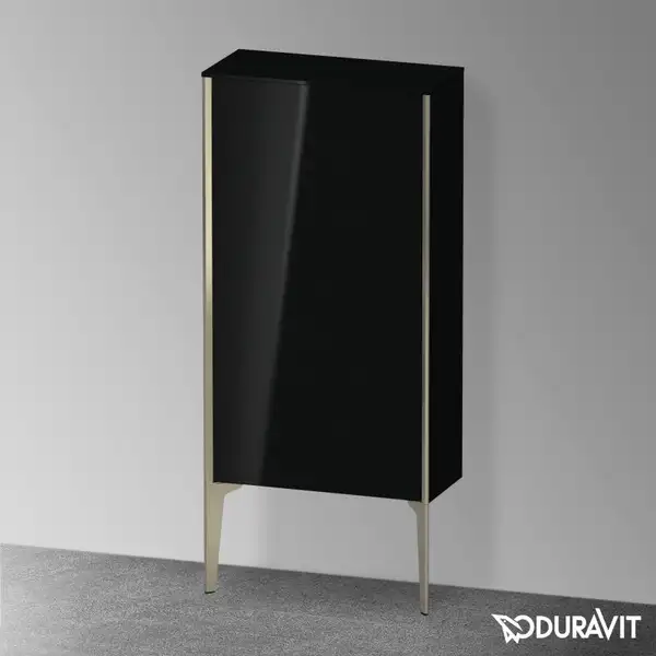 Шкафчик напольный Duravit XViu 50 x 24 х h113 см, чёрный глянцевый (XV1306LB140) фото 2 Aquada.com.ua Шкафчик напольный Duravit XViu 50 x 24 х h113 см, чёрный глянцевый (XV1306LB140) фото 2 Aquada.com.ua