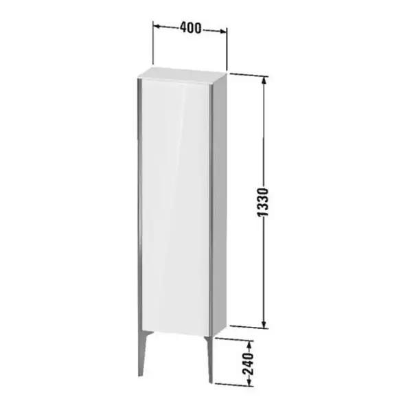 Шкафчик напольный Duravit XViu 40 x 24 х h157 см, чёрный глянцевый (XV1315LB140) фото 3 Aquada.com.ua Шкафчик напольный Duravit XViu 40 x 24 х h157 см, чёрный глянцевый (XV1315LB140) фото 3 Aquada.com.ua
