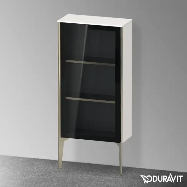 Шкафчик напольный со стеклянными дверцами Duravit XViu 50 x 24 х h113 см, белый глянцевый (XV1361LB122) фото 2 Aquada.com.ua Шкафчик напольный со стеклянными дверцами Duravit XViu 50 x 24 х h113 см, белый глянцевый (XV1361LB122) фото 2 Aquada.com.ua