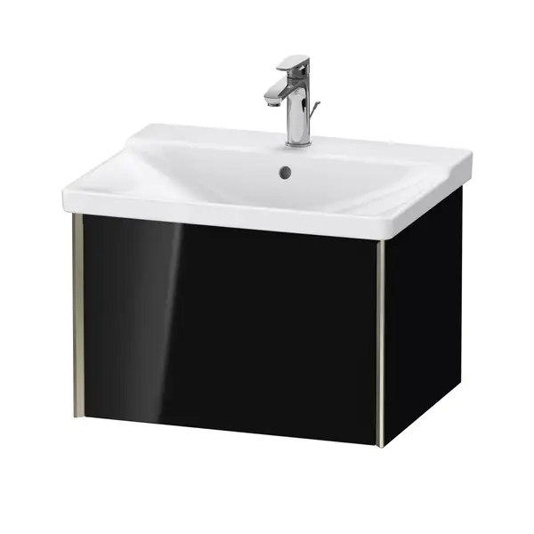 Тумба подвесная под раковину Duravit XViu 61 x 46,9 см, чёрный глянцевый (XV40150B140) фото 1 Aquada.com.ua Тумба подвесная под раковину Duravit XViu 61 x 46,9 см, чёрный глянцевый (XV40150B140) фото 1 Aquada.com.ua
