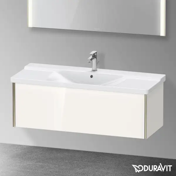 Тумба подвесная под раковину Duravit XViu 121 x 46,9 см, белый глянцевый (XV40180B122) фото 2 Aquada.com.ua Тумба подвесная под раковину Duravit XViu 121 x 46,9 см, белый глянцевый (XV40180B122) фото 2 Aquada.com.ua