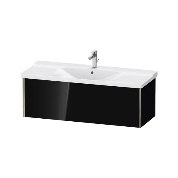 Тумба подвесная под раковину Duravit XViu 121 x 46,9 см, чёрный глянцевый (XV40180B140) фото 1 Aquada.com.ua Тумба подвесная под раковину Duravit XViu 121 x 46,9 см, чёрный глянцевый (XV40180B140) фото 1 Aquada.com.ua