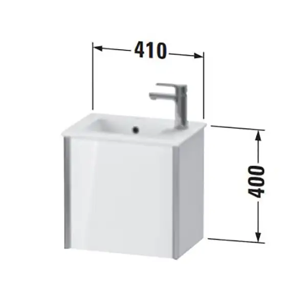 Тумба подвесная под раковину Duravit XViu 41 x 29 см, дуб европейский (XV4024LB152) фото 3 Aquada.com.ua Тумба подвесная под раковину Duravit XViu 41 x 29 см, дуб европейский (XV4024LB152) фото 3 Aquada.com.ua