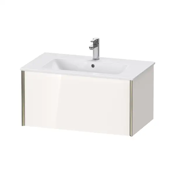Тумба подвесная под раковину Duravit XViu 81 x 48 см, белый глянцевый (XV40260B122) фото 1 Aquada.com.ua