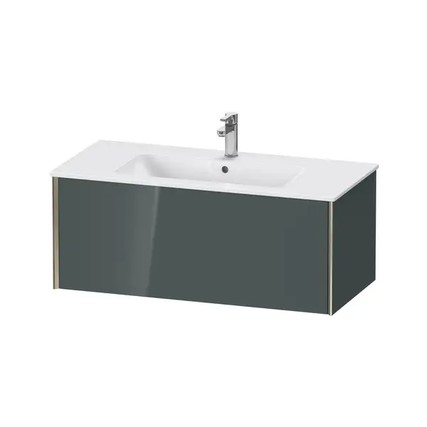 Тумба подвесная под раковину Duravit XViu 101 x 48 см, доломитово-серый глянцевый лак (XV40270B138) фото 1 Aquada.com.ua Тумба подвесная под раковину Duravit XViu 101 x 48 см, доломитово-серый глянцевый лак (XV40270B138) фото 1 Aquada.com.ua