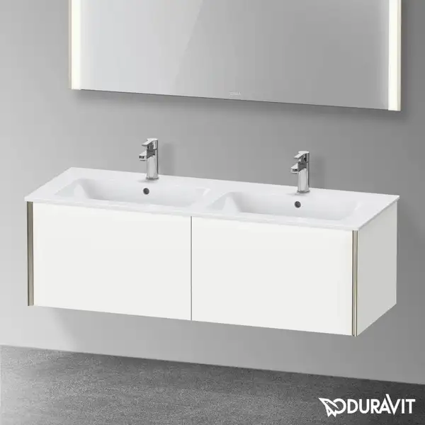 Тумба подвесная под раковину Duravit XViu 128 x 48 см, белый матовый (XV40290B118) фото 2 Aquada.com.ua Тумба подвесная под раковину Duravit XViu 128 x 48 см, белый матовый (XV40290B118) фото 2 Aquada.com.ua