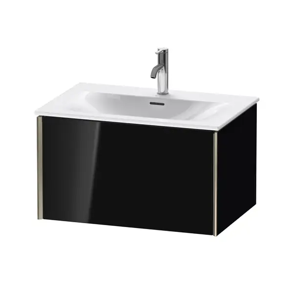 Тумба подвесная под раковину Duravit XViu 71 x 48 см, чёрный глянцевый (XV40330B140) фото 1 Aquada.com.ua Тумба подвесная под раковину Duravit XViu 71 x 48 см, чёрный глянцевый (XV40330B140) фото 1 Aquada.com.ua