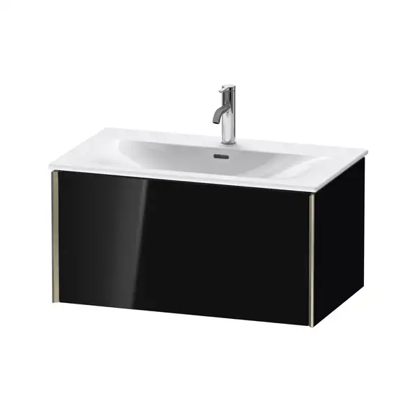 Тумба подвесная под раковину Duravit XViu 81 x 48 см, чёрный глянцевый (XV40340B140) фото 1 Aquada.com.ua Тумба подвесная под раковину Duravit XViu 81 x 48 см, чёрный глянцевый (XV40340B140) фото 1 Aquada.com.ua