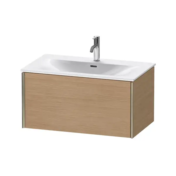Тумба подвесная под раковину Duravit XViu 81 x 48 см, дуб европейский (XV40340B152) фото 1 Aquada.com.ua