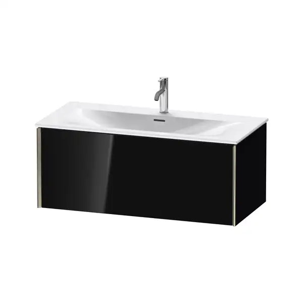 Тумба подвесная под раковину Duravit XViu 101 x 48 см, чёрный глянцевый (XV40350B140) фото 1 Aquada.com.ua Тумба подвесная под раковину Duravit XViu 101 x 48 см, чёрный глянцевый (XV40350B140) фото 1 Aquada.com.ua