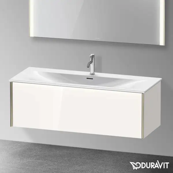 Тумба подвесная под раковину Duravit XViu 121 x 48 см, белый глянцевый (XV40360B122) фото 2 Aquada.com.ua Тумба подвесная под раковину Duravit XViu 121 x 48 см, белый глянцевый (XV40360B122) фото 2 Aquada.com.ua