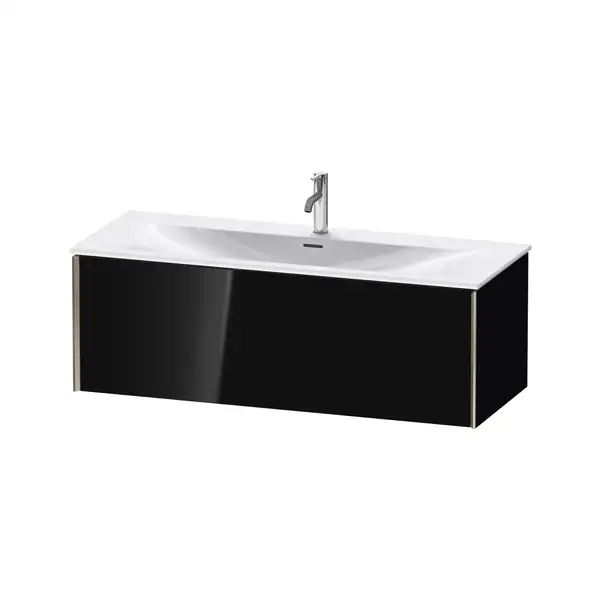 Тумба подвесная под раковину Duravit XViu 121 x 48 см, чёрный глянцевый (XV40360B140) фото 1 Aquada.com.ua Тумба подвесная под раковину Duravit XViu 121 x 48 см, чёрный глянцевый (XV40360B140) фото 1 Aquada.com.ua