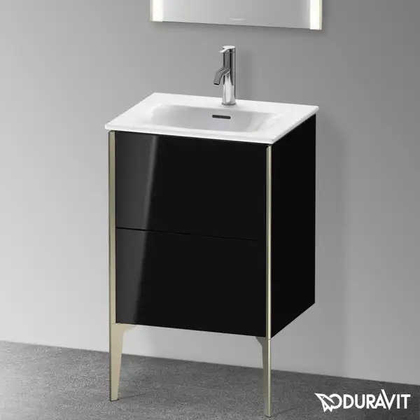 Тумба напольная под раковину Duravit XViu 51 x 42 см, чёрный глянцевый (XV40690B140) фото 2 Aquada.com.ua Тумба напольная под раковину Duravit XViu 51 x 42 см, чёрный глянцевый (XV40690B140) фото 2 Aquada.com.ua