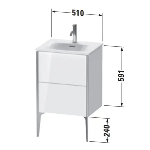 Тумба напольная под раковину Duravit XViu 51 x 42 см, каштан тёмный (XV40690B153) фото 2 Aquada.com.ua Тумба напольная под раковину Duravit XViu 51 x 42 см, каштан тёмный (XV40690B153) фото 2 Aquada.com.ua