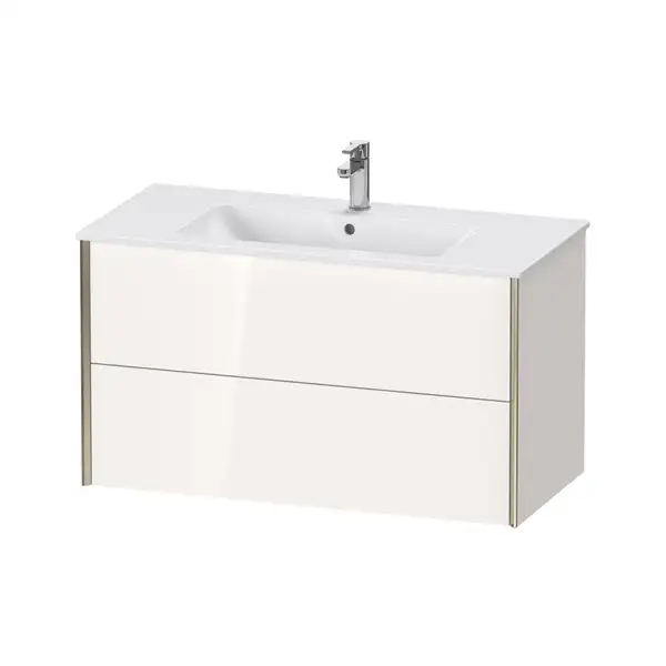 Тумба подвесная под раковину Duravit XViu 101 x 48 см, белый глянцевый (XV41270B122) фото 1 Aquada.com.ua